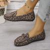 Fashion 2025 New Women Round Toe Casual Flat Shoes  Spring Autumn Flats Loafers Shoes for Women Fashion Leopard Non-slip Sneakers Women