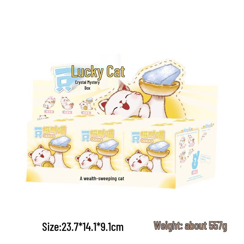 Creative Cute Cartoon Cat Emotion Blind Box Resin Desk Figurine Gift