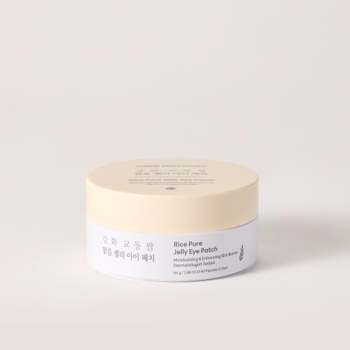 THANK YOU FARMER Ganghwa Gyodong Rice Clear Jelly Eye Patch (60 Patches/84g)