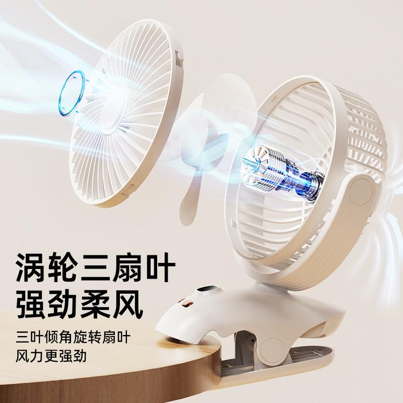 Electric Fan with Smart Features, Lighting, and Digital Display
