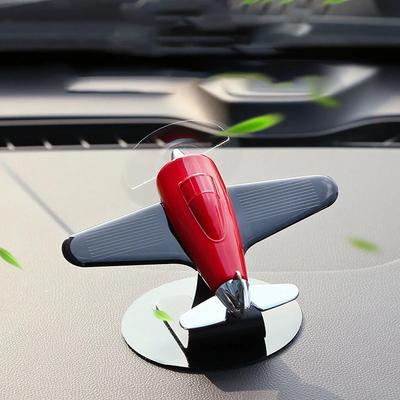 Car Interior Accessories Solar Airplane Model Center Console Decoration Air Freshener   Freshner   Ornament