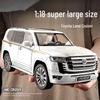 Toyota Land Cruiser LC300 Alloy SUV Toy Car - Off-Road Simulation Model for Boys