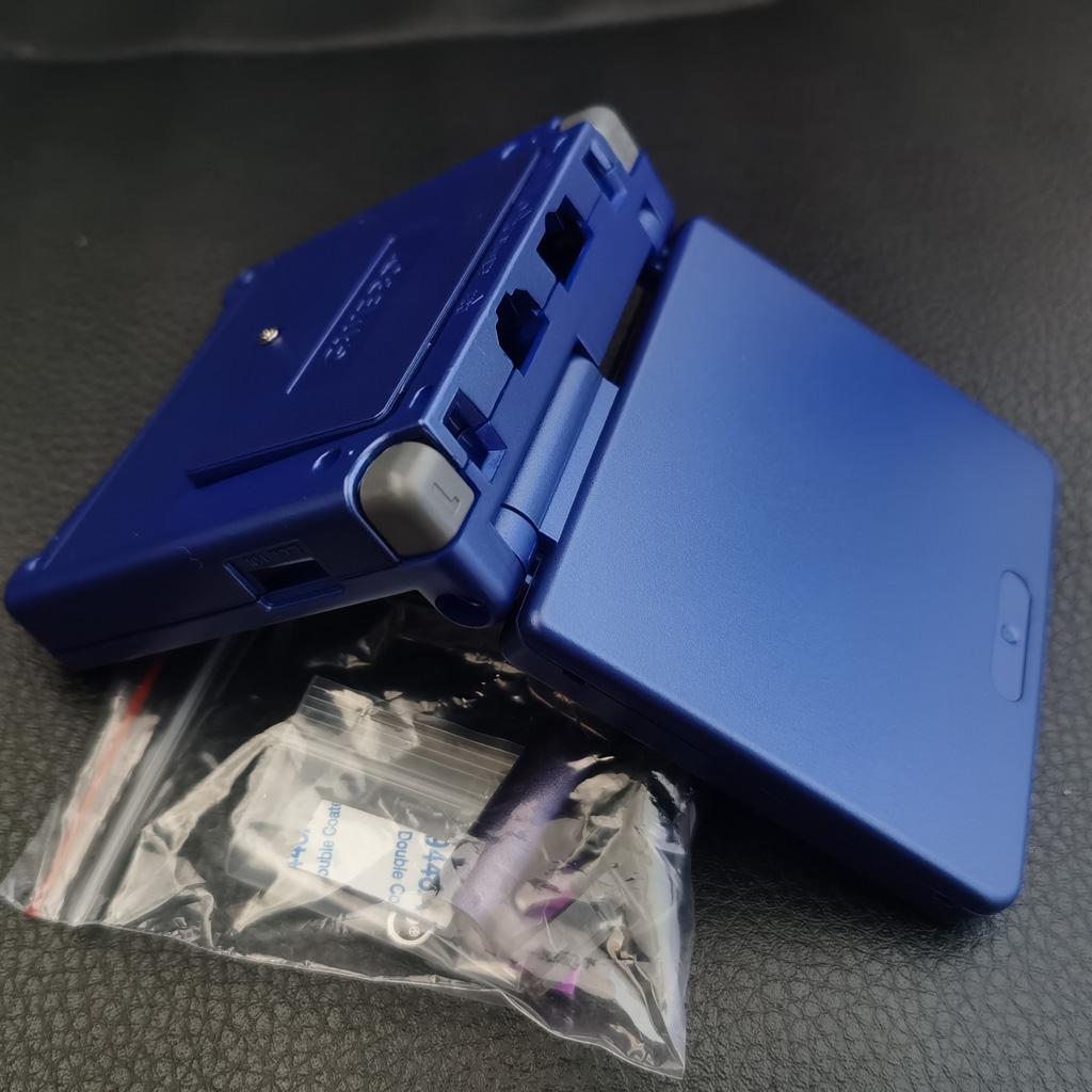 New Shell Case for GBASP Housing GBA SP Shell with Buttons and Sticker Sets Replacement for Gameboy Advance SP Game Accessories