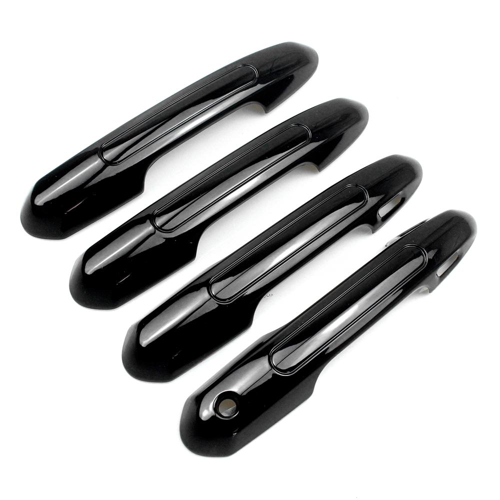 Gloss Black Car Styling Door Handle + Bowl Cover Trim Kits Exterior Accessories For Toyota RAV4 2019 2020 2021 2022 2023 2024 door handle cover