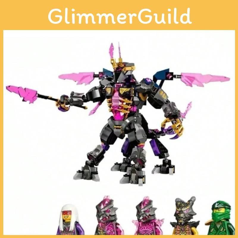 The Crystal Ninjago King Puzzle Assembly Building Blocks Model For Kids Gift