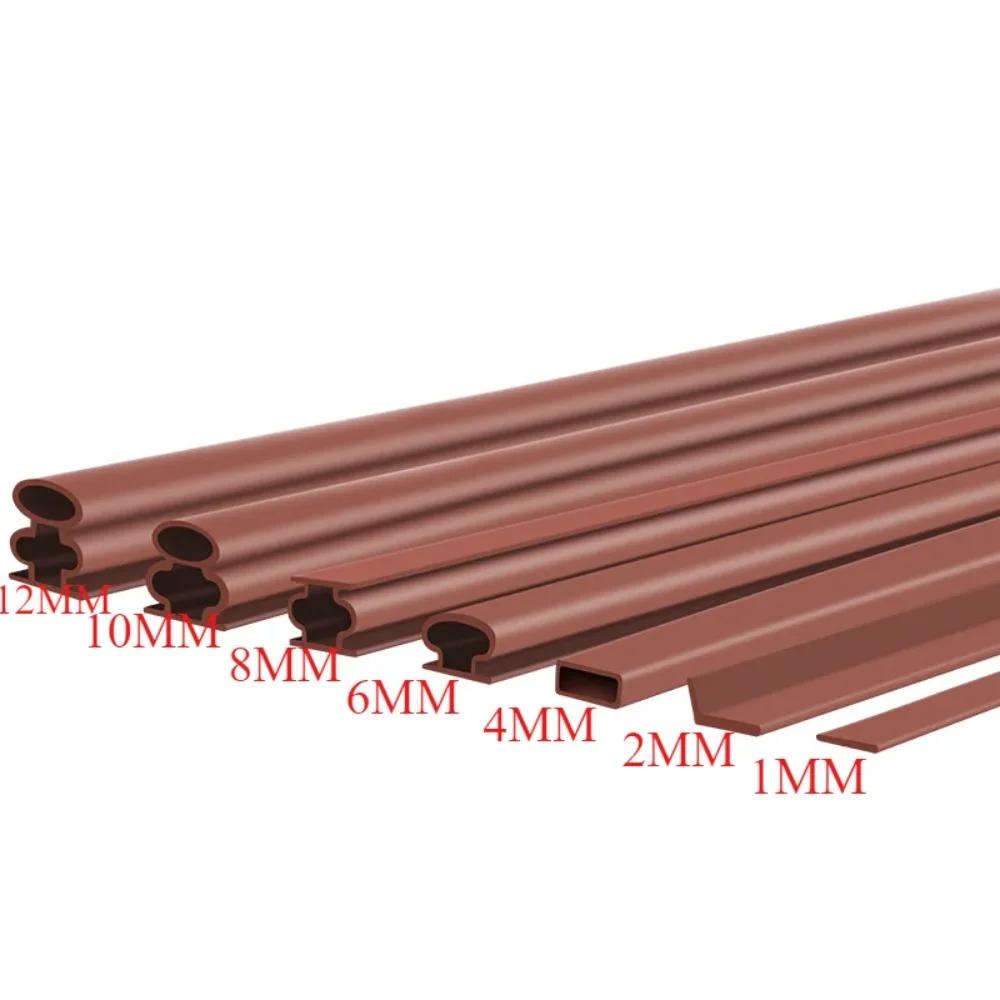 

6M Self Adhesive H Shaped Door Sealing Strip Anti Collision Dustproof Soundproof Weatherstripping Door Seam Door Sealing Strip 2mm