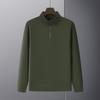 2025 Men's Half-Zip Double-Sided Fleece Sweatshirt - Warm Winter Long Sleeve Top for All Ages
