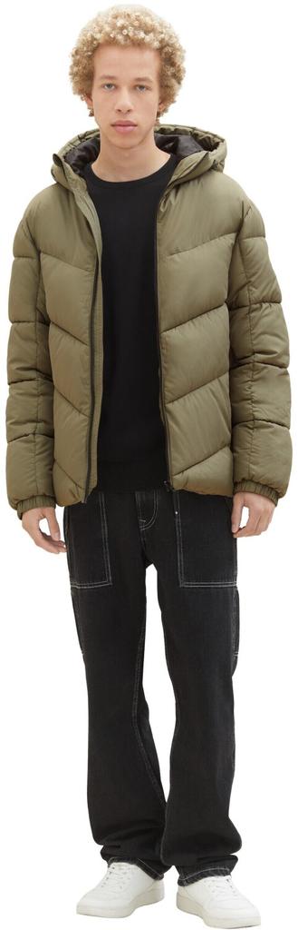 Зимняя куртка Tom Tailor Denim Pufferjacke (1038858) Mit Recyceltem Polyester (1038858) пыльный оливково-зеленый
