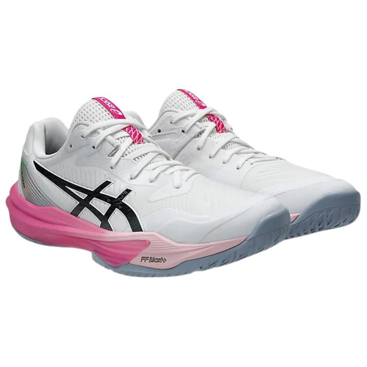 Asics Zapatillas de Voleibol Sky Elite FF 3 Unisex Blanco Negro 1053A081-100