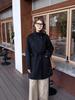 2025 Fall/Winter Women's Cashmere Wool Loose Mid-Length Double-Sided Coat
