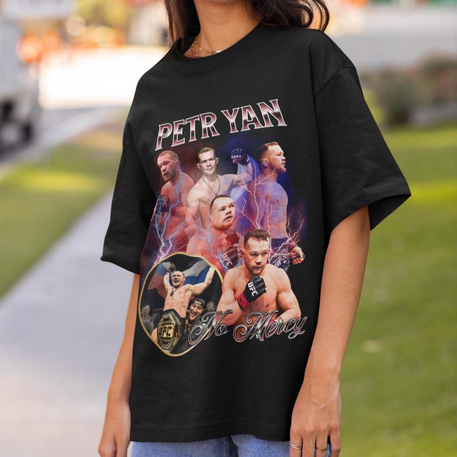 Petr Yan Vintage Style UFC mma T-Shirt Retro 90 s style Bootleg T-Shirt Oversized Sport Tee gift for ufc UFC T-shirt Petr Yan Shirt Champ L