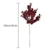 Artificial Ficus Leaves Branch 39.4 Inch Faux Ficus Tree Leaves Branch Plant Stem for Home Wedding Vase Filler