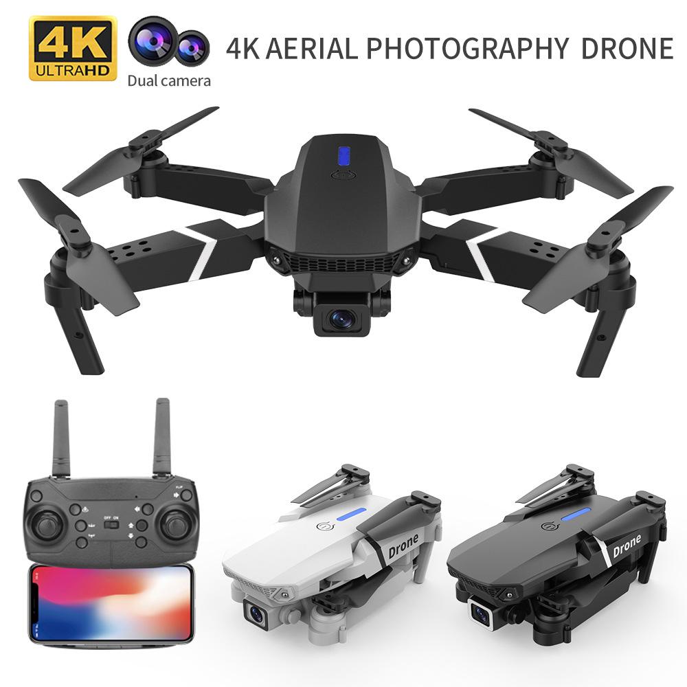 E88 Dual Camera Drone: Remote-Controlled Four-Axis Aerial Photography Toy Airplane