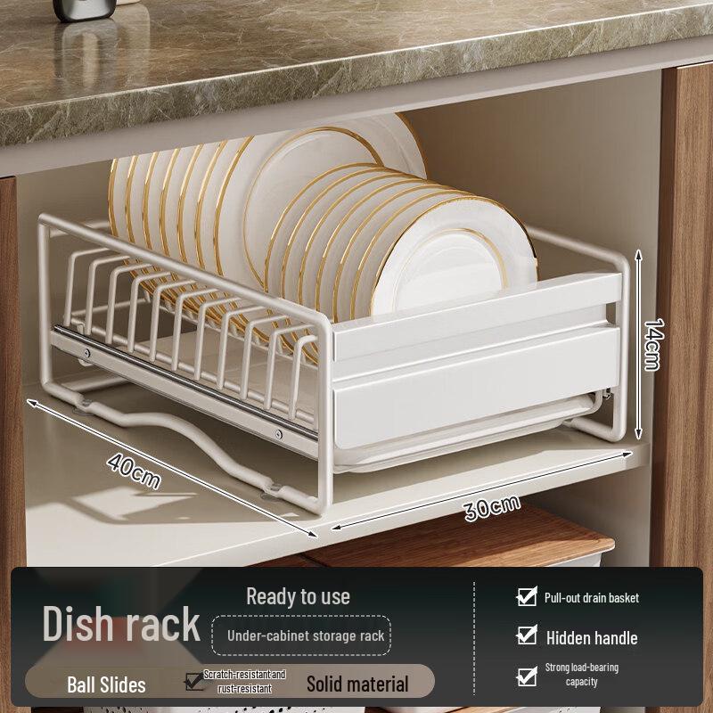 Youshu Kitchen Cabinet Dish Storage Rack