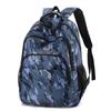 Pattern Contrasting Stripe Neutral Backpack Splash Proof Outdoor Travel Bag