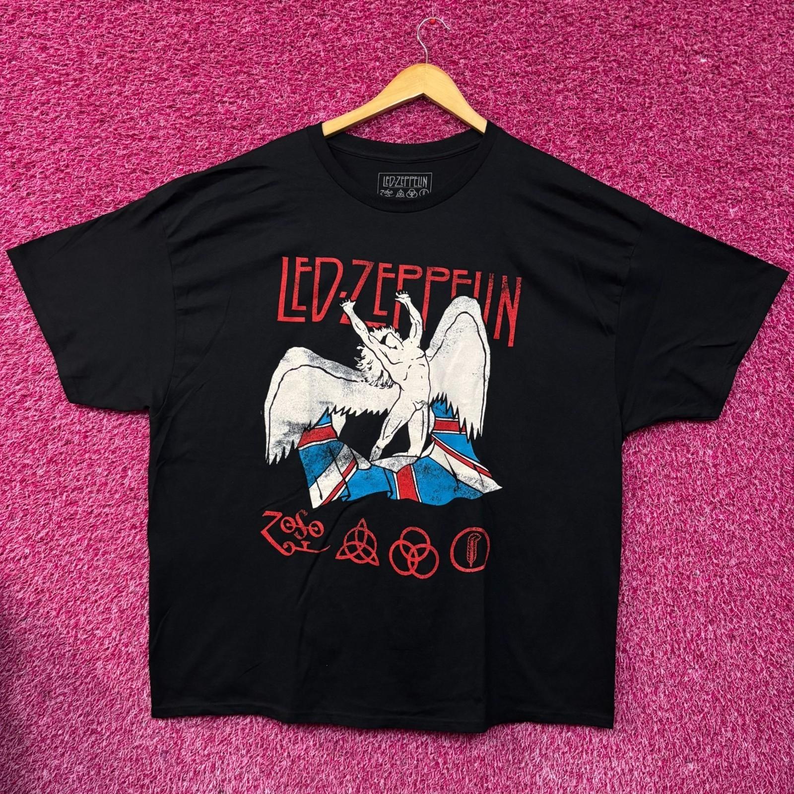 Led Zeppelin Icarus Union Jack T-Shirt M