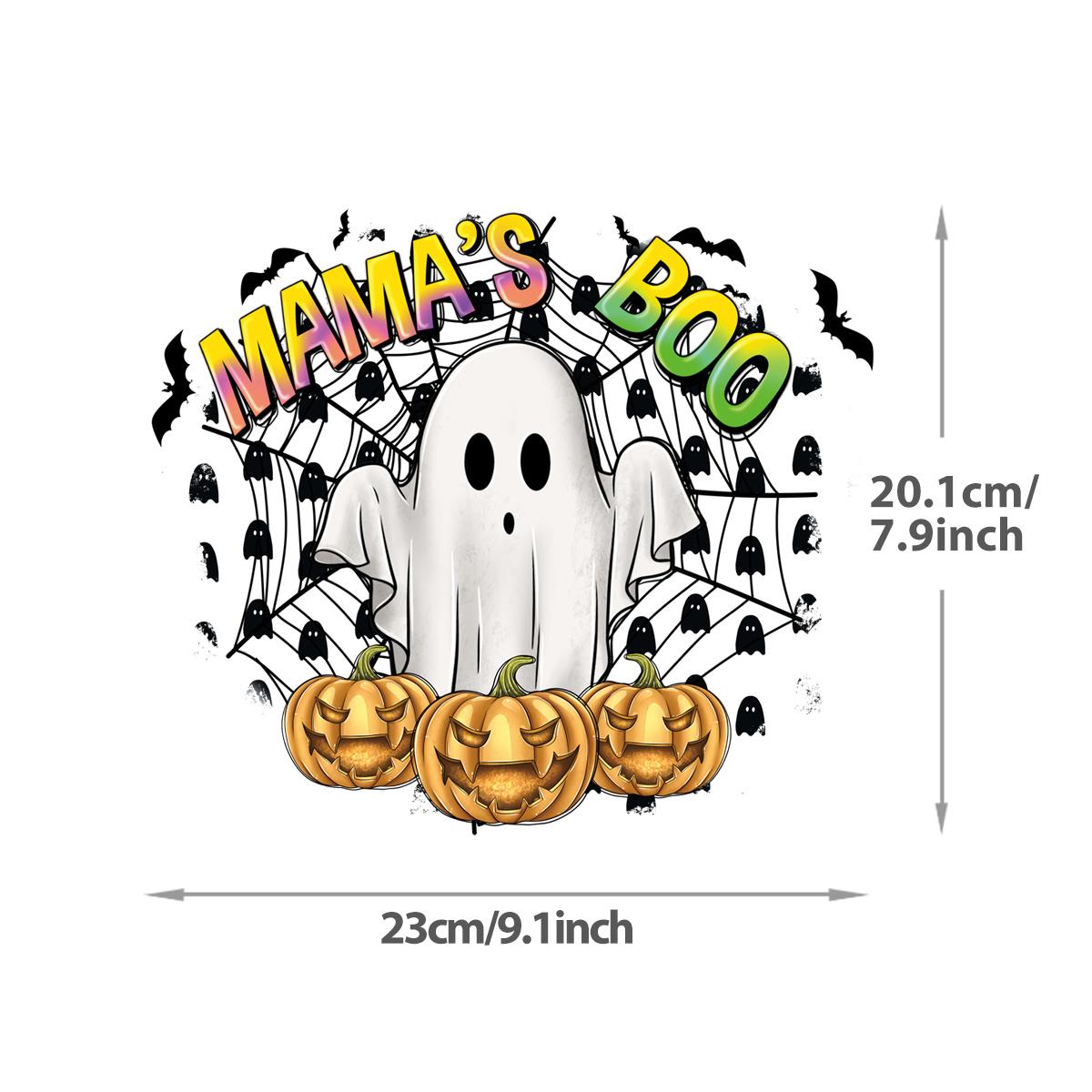 

Хеллоуїн Привид Залізо на патчі Термоклейка передача своїми руками Аксесуар Мистецтво Ремесла Прасування одягу Аплікація Миється Термопатч