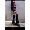 Spice Girl Beautiful Legs Net Red Knee Socks Sexy Suspenders Pantyhose Women's Japanese Black Jk Socks High Tube Hollow Net Socks Thin