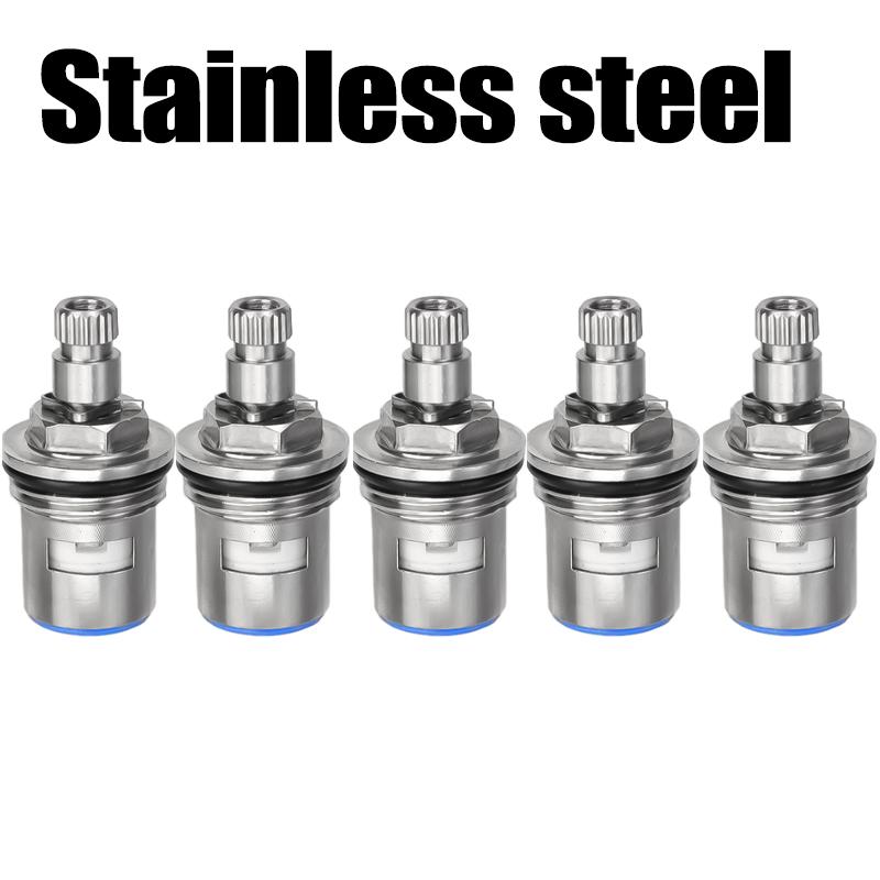 10/1pcs Faucet Valves Replacement Universal Tap Valve Brass Cartridge Faucet Inner Valve for Household Bathroom Kitchen Supplies