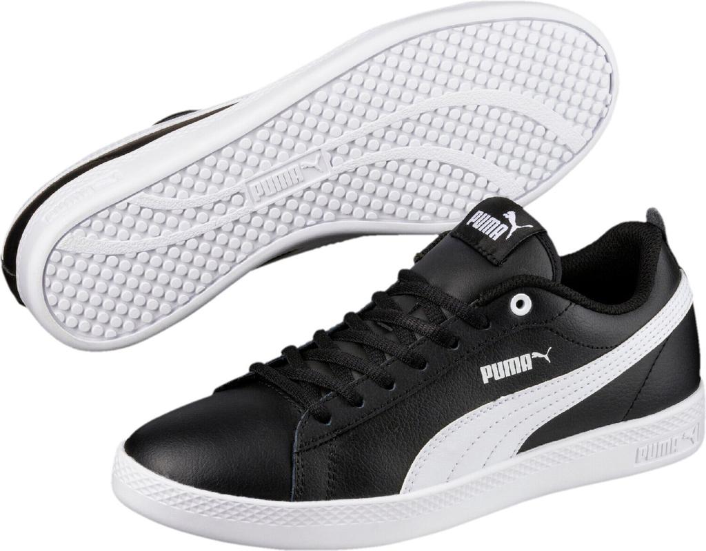 Кроссовки Puma Smash V2 Leather Women black/white