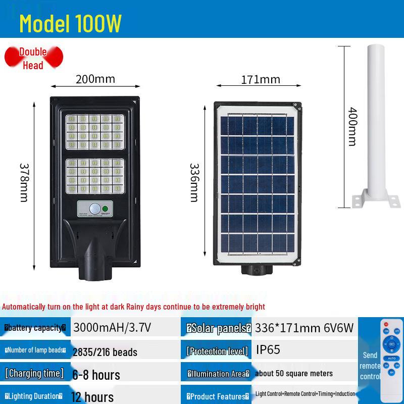 

JUN YONG LIGHTING Smart Solar Motion Sensor Outdoor Garden Light