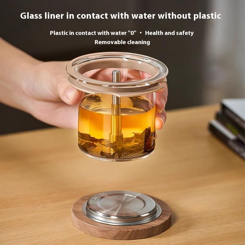 Gianxi Magnetic Suction Elegant Cup Tea Pot Household Glass Tea Cup High-End Tea Separation Tea Set Mug Cup For Tea Tea Ceremony