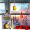 Pocket Hug Cards Happy Christmas Inspirational Pocket Animal Cards Resin Cartoon Figure Holiday Home Decoration Party