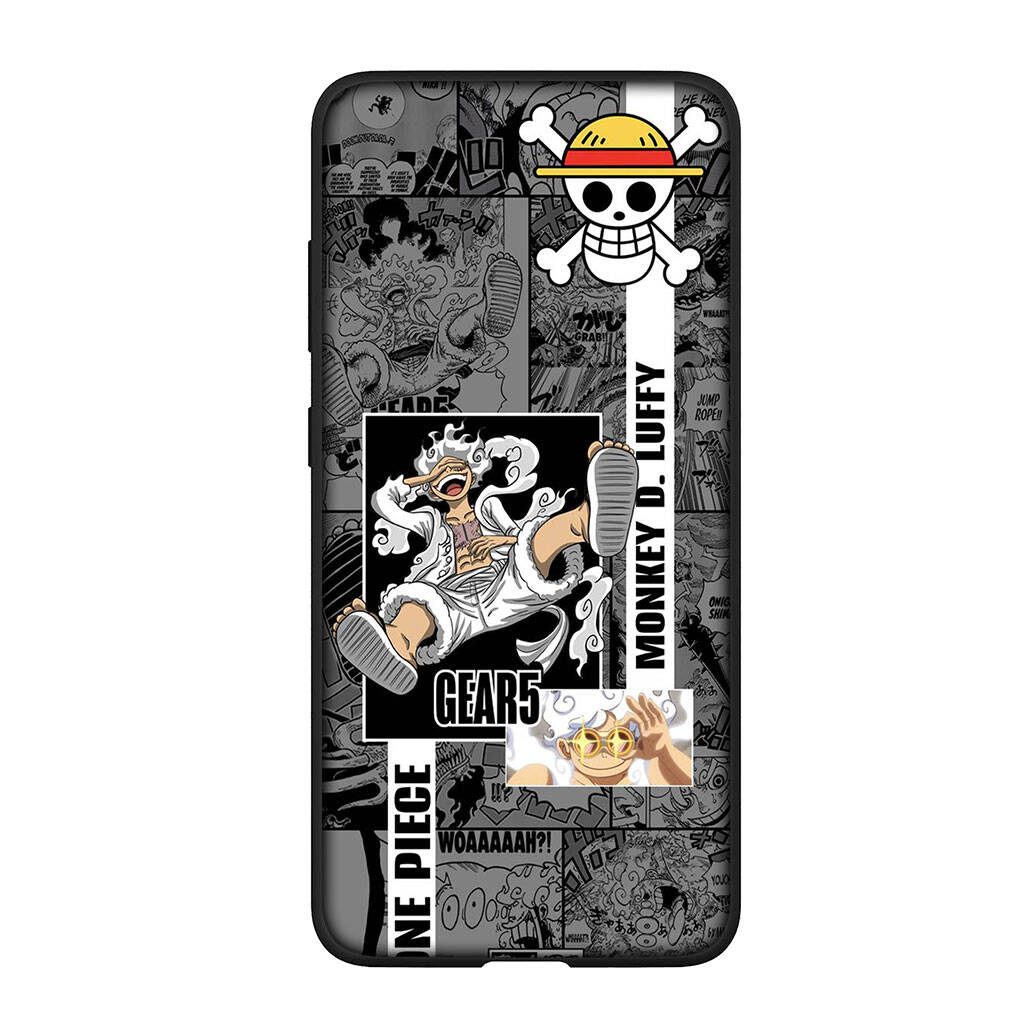 Für Samsung Galaxy S25 S24 S23 iPhone 17 16 15 Xiaomi Redmi Note 14 13 12 11 Plus Pro Max XR A57 Handyhülle Anime Luffy Gear 5 One Piece OPPO Huawei