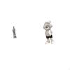 Guan Yin Astronaut Statue Stone Ornament Artwork Feng Shui Collection Chinese Female Buddha