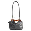 2025 Modern Chinese Cowhide Bento Crossbody & Shoulder Bucket Bag - Silver
