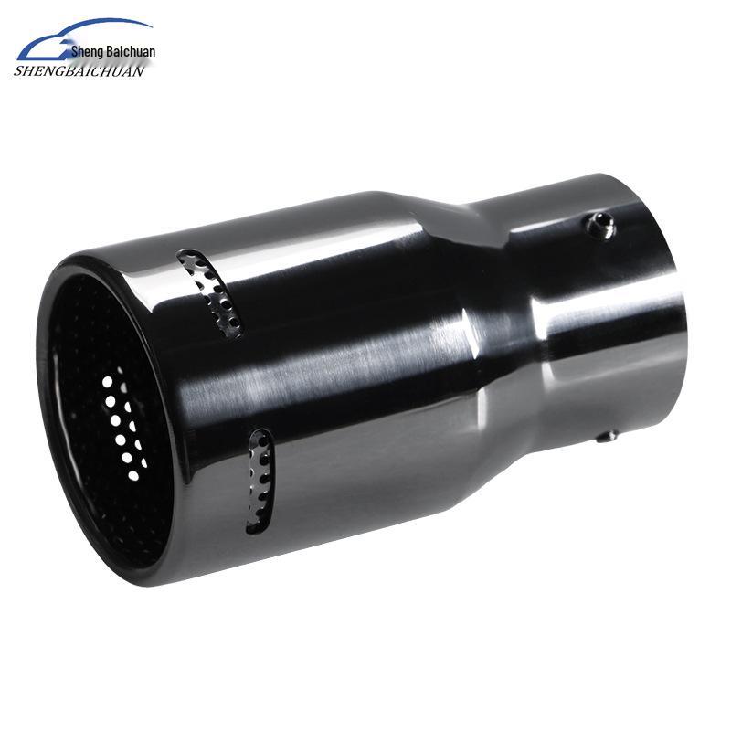 Lamborghini Veal Tube Mod: Frosted Black Stainless Steel Dual Exhaust Tips