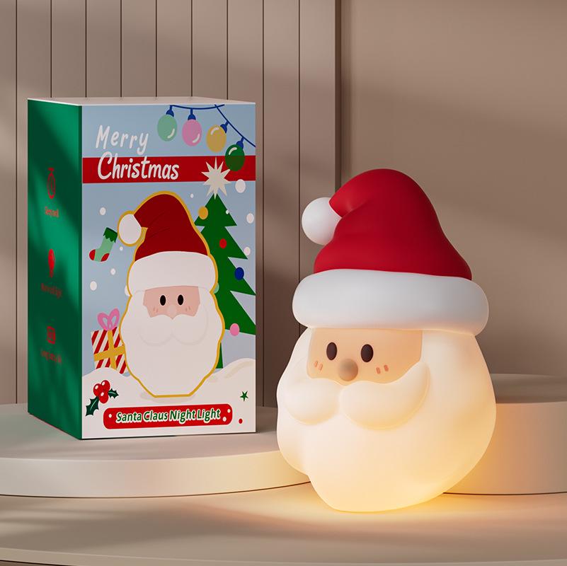 

Перезаряжаемый ночник в виде Санта-Клауса: Магнитный накладной светильник для спальни и прихожей - Идеально для праздничной атмосферы 0.4W