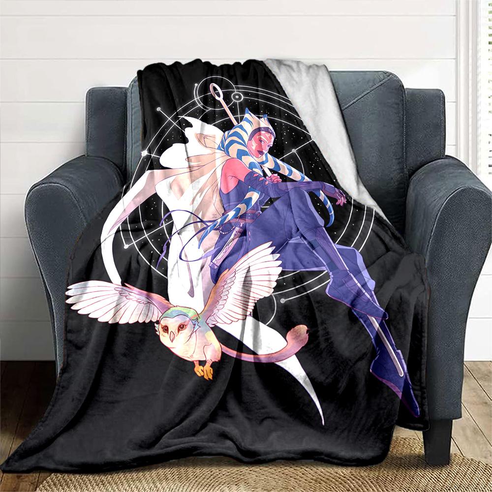Star Wars Blanket Durable Comfort Great for Livingroom Couch Seaside for All Occasions Modern Style Gifts For Family Or Friends