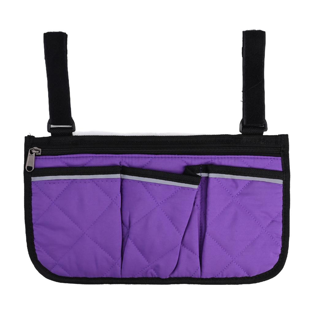 Polyester and Cotton Armrest Storage Bag for Camping Chairs and Wheelchairs