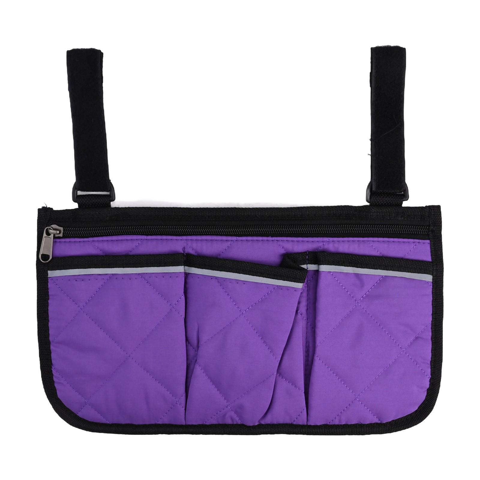 Polyester and Cotton Armrest Storage Bag for Camping Chairs and Wheelchairs
