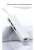 RJ45 Type-C To Ethernet USB 2.0 Hub, Driver-Free 100 Mbps Network Card Converter.