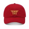 Lyprerazy Baseball Caps Army Star Bars Unisex Embroidery Baseball Cap Washed Cotton Embroidered Adjustable Cap