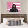 Billies Vintage Retro Amerikanische Flagge Wandteppich Hippie Trippy Traumhaft Wandbehang für Schlafzimmer Wohnzimmer Studentenwohnheim Dekor