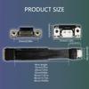 64Gbps M.2 To Oculink 4i Extension Cable PCIe4.0 Gen4 Silver Plated Cable for M.2 To SFF8611 Adapter Cable