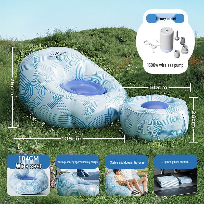 Eco-Friendly Portable Self-Inflating Inflatable Camping Sofa