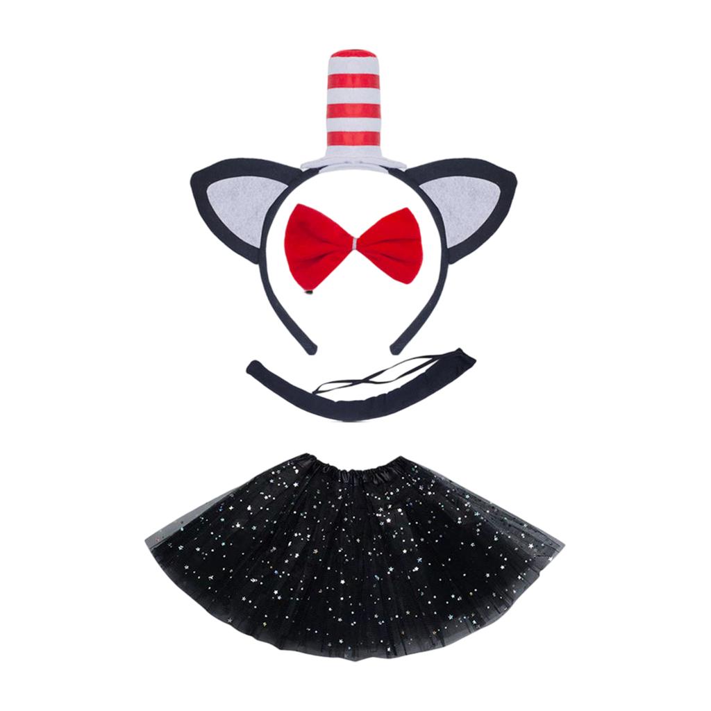 Girls Costume Set,Set Kids Themed Book Day Cosplay Costume With Hat