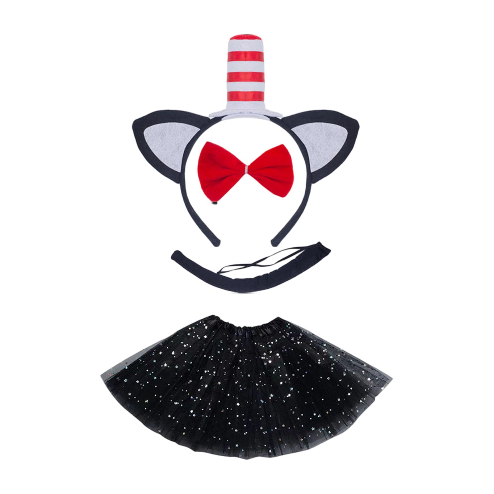 Girls Costume Set,Set Kids Themed Book Day Cosplay Costume With Hat