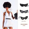 Latest 1/6 Supermodel Doll Glasses Simulation Glasses Plaything Accessories Fashion Dark Sweet Cool Sunglasses Jewelry For 29-32Cm Dolls