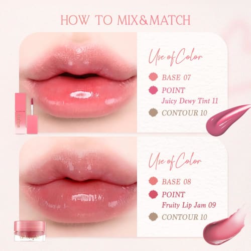 Official" Dasique Daisy Clip Pencil Mood Blur Lip Pencil/Mood Blur Lip Pencil/Lip Liner/Lip Makeup (#01 Sand Beige)