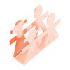 Vertical Napkin Holder Humanoid Pattern Iron Art Napkin Holder Multifunction Metal Napkin Holder Desktop