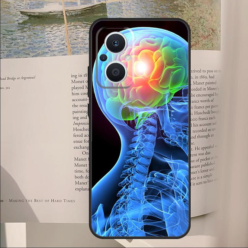 

Medical Human Organs Brain Cover For OPPO Reno 12F 11F 13F 14F 10 11 12 13 14 Pro 8 Lite OPPO Find X9 X6 X5 X8 Pro Case OPPO Find X9