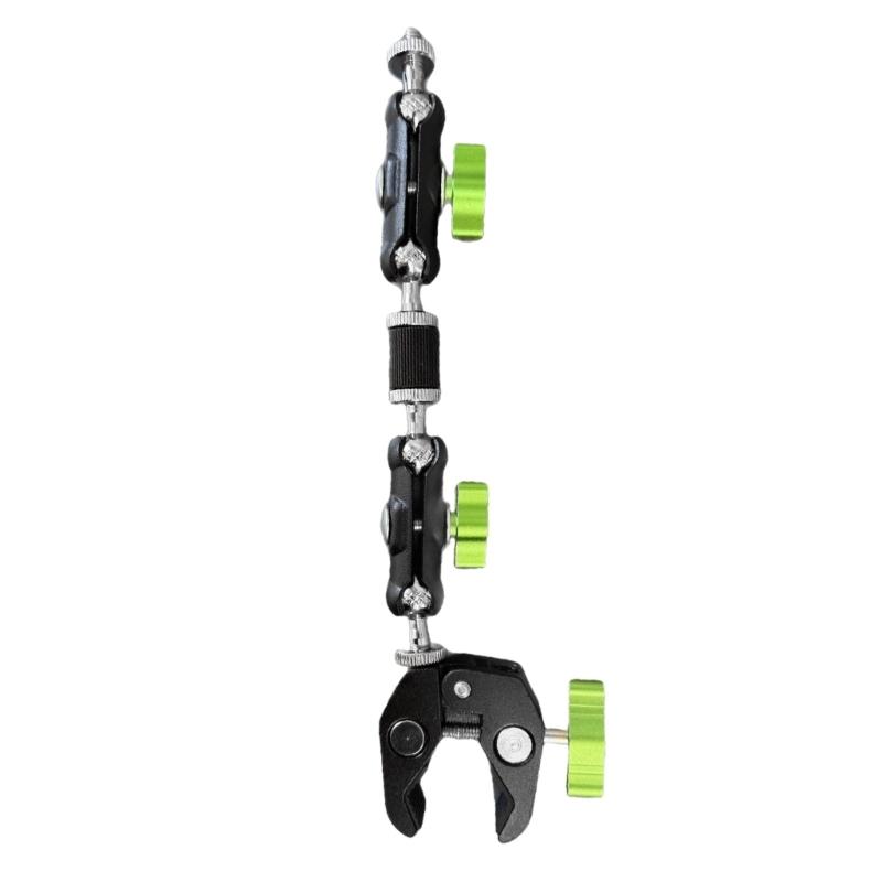 1/4inch Ball Head Joint Base Double Socket Arm Extension Arm Motorcycle Bike Phone Mount Action Camera Lighting Equipment