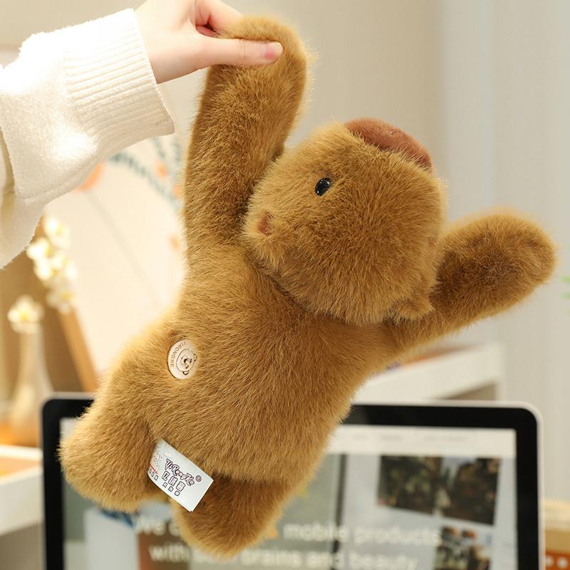 30-60cm Long Kawaii Plush Capybara Pillow Soft Stuffed Animal Capybara Plush Toy Doll Birthday Gift for Kids Girls Home Decor