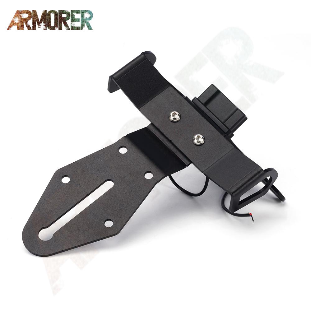 Motorcycle Accessories For KAWASAKI ZX 10R ZX10R ZX10 R ZX-10R 2016 - 2022  Bracket Licence Plate Holder Frame Number