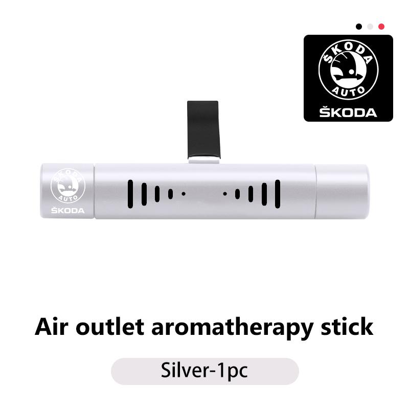 AAFO1 For Skoda Car Air Vent Perfume Auto Air Freshener Flavoring Smell Aroma Accessories VRS Octavia 1 2 3 A7 A5 Fabia Rapid Superb